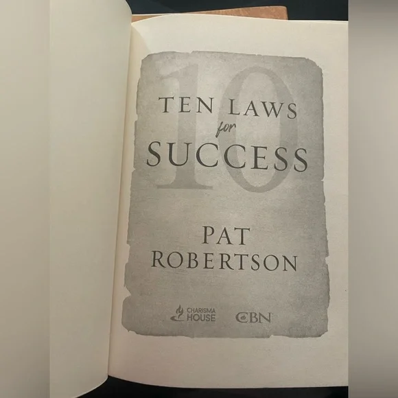 Ten Laws for Success: Keys to Win in Work, Family, and Finance 
By Pat Robertson - Picture 8 of 11
